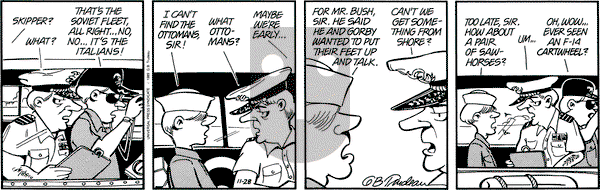 Doonesbury on Tuesday November 28, 1989 Comic Strip