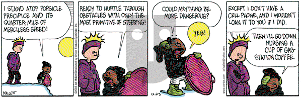Frazz on Tuesday December 23, 2003 Comic Strip