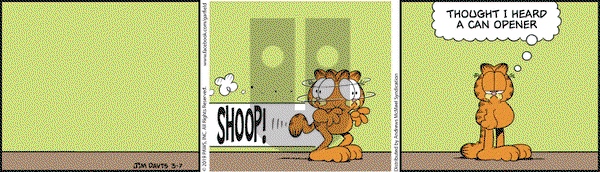 Garfield on Thursday March 7, 2019 Comic Strip