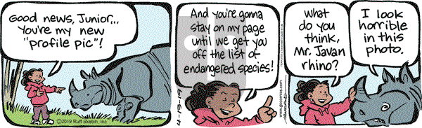 JumpStart on Saturday April 13, 2019 Comic Strip