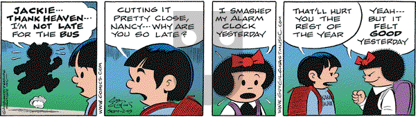 Nancy on Wednesday September 2, 2009 Comic Strip