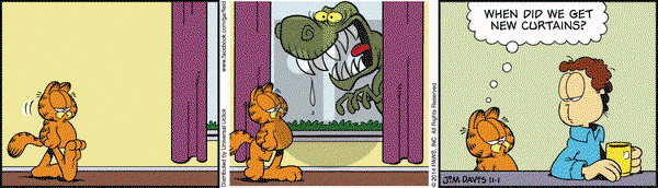 Garfield on Saturday November 1, 2014 Comic Strip