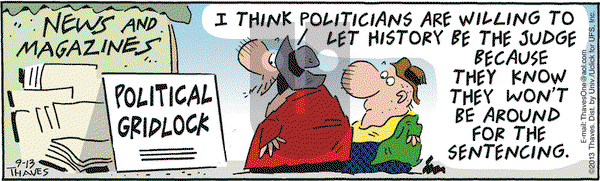 Frank and Ernest on Friday September 13, 2013 Comic Strip
