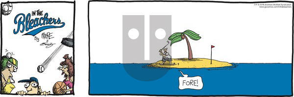 In the Bleachers on Sunday February 4, 2018 Comic Strip