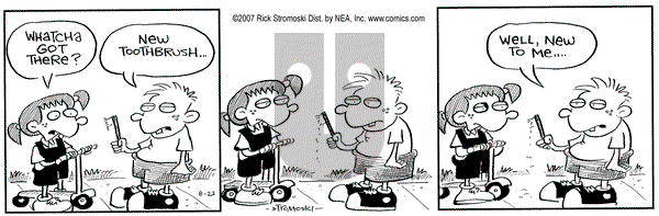 Soup to Nutz - Old on Thursday August 23, 2007 Comic Strip