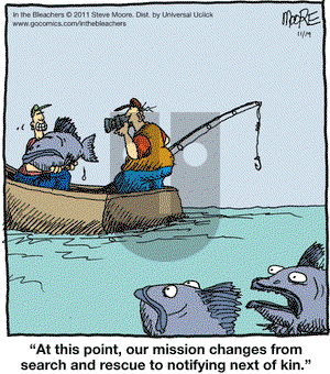 In the Bleachers on Saturday November 19, 2011 Comic Strip