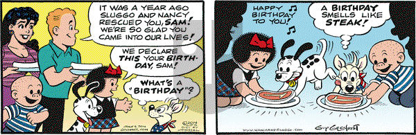 Nancy - Saturday July 5, 2014 Comic Strip