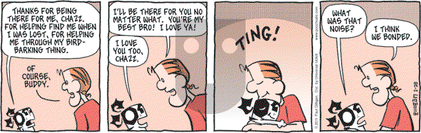 Pooch Cafe on Friday January 28, 2011 Comic Strip