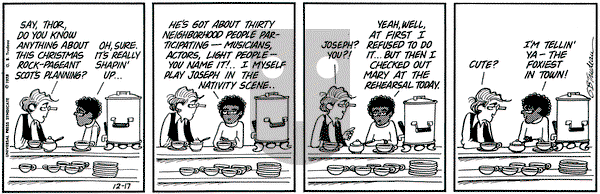 Doonesbury on Monday December 17, 1973 Comic Strip