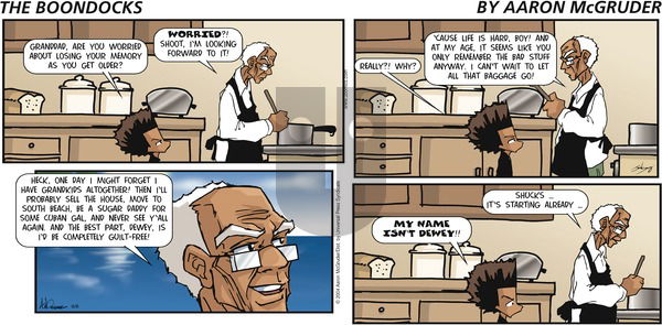 The Boondocks on Sunday June 6, 2004 Comic Strip