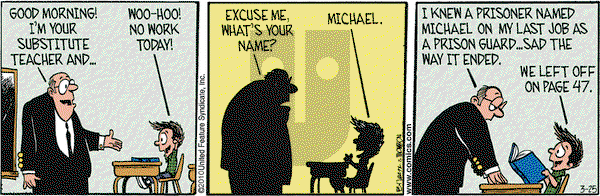 Grand Avenue on Thursday March 25, 2010 Comic Strip