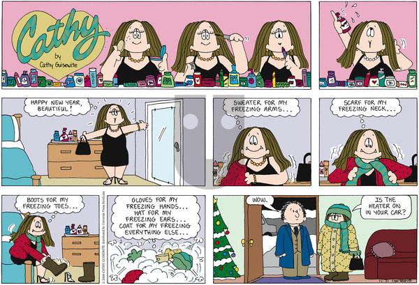 Cathy Classics on Sunday December 31, 2000 Comic Strip