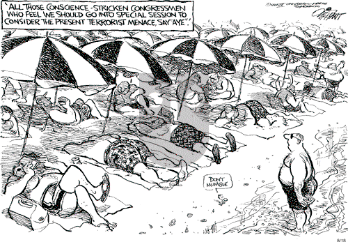 Pat Oliphant - Wednesday August 18, 2004 Comic Strip