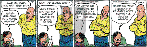 Cleats on Tuesday November 30, 2004 Comic Strip