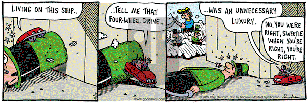 Overboard on Thursday October 10, 2019 Comic Strip