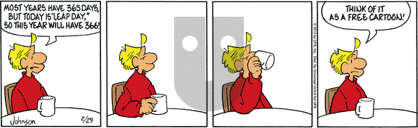 Arlo and Janis on Wednesday February 29, 2012 Comic Strip