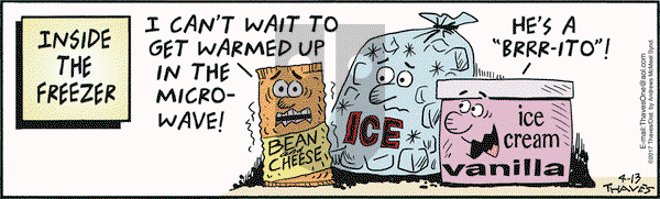 Frank and Ernest on Thursday April 13, 2017 Comic Strip