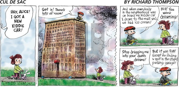 Cul de Sac on Sunday April 23, 2017 Comic Strip