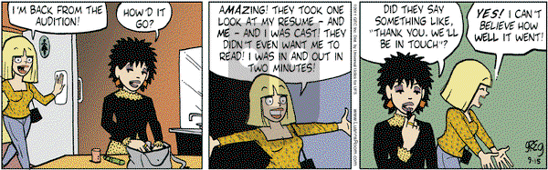 Luann on Thursday September 15, 2011 Comic Strip