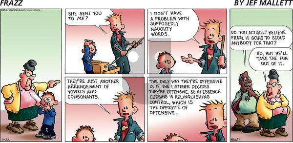 Frazz on Sunday March 22, 2015 Comic Strip