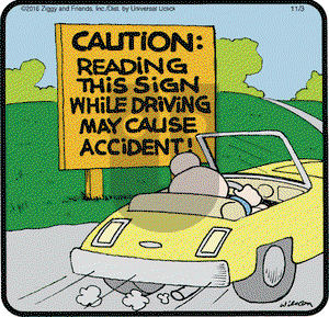 Ziggy on Thursday November 3, 2016 Comic Strip