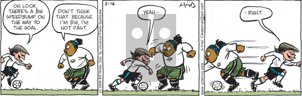 Cleats - Thursday March 16, 2006 Comic Strip