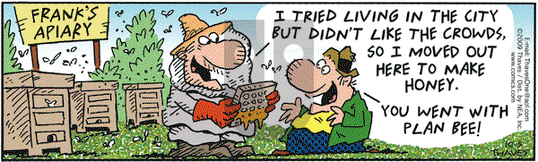 Frank and Ernest on Monday October 5, 2009 Comic Strip