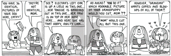 Cathy Classics on Monday September 1, 1997 Comic Strip