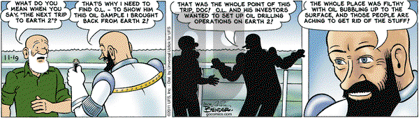 Alley Oop on Saturday November 19, 2011 Comic Strip