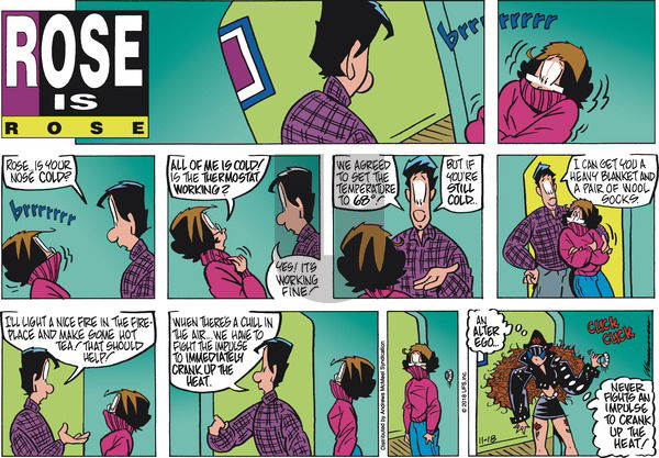 Rose is Rose on Sunday November 18, 2018 Comic Strip