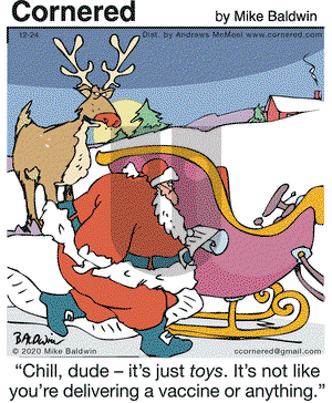 Cornered on Thursday December 24, 2020 Comic Strip