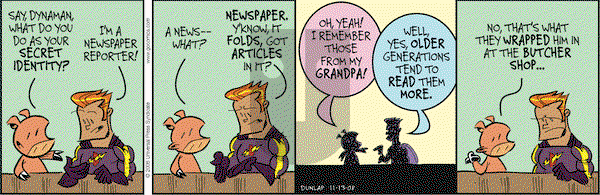 Ink Pen on Thursday November 13, 2008 Comic Strip