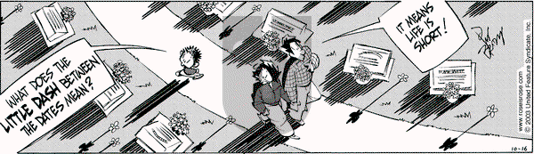 Rose is Rose - Thursday October 16, 2003 Comic Strip