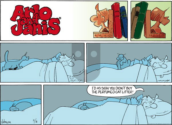 Arlo and Janis on Sunday November 3, 2013 Comic Strip