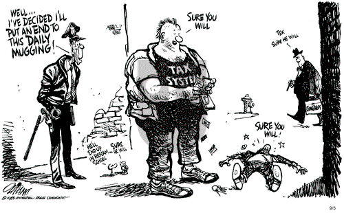Pat Oliphant on Tuesday September 3, 1985 Comic Strip