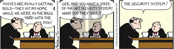 The Born Loser on Monday October 22, 2012 Comic Strip