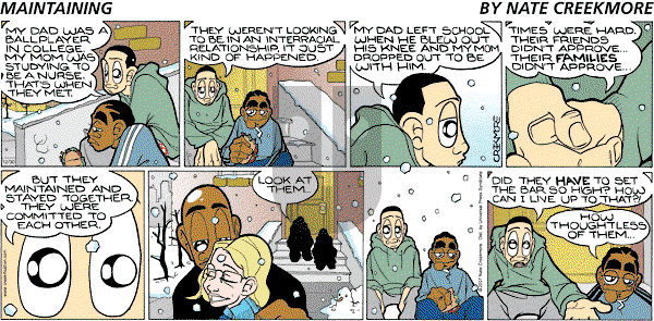 Maintaining on Sunday December 30, 2007 Comic Strip