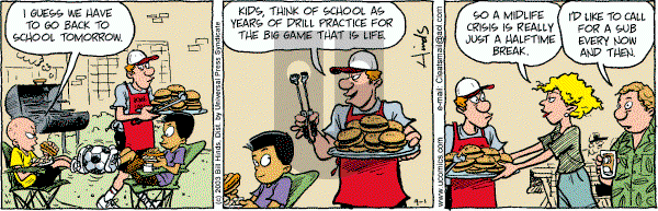 Cleats - Monday September 1, 2003 Comic Strip