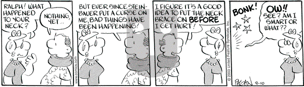 Drabble on Wednesday September 10, 2003 Comic Strip