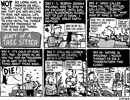 Ted Rall on Saturday August 31, 2002 Comic Strip