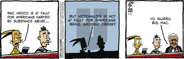 La Cucaracha on Saturday February 25, 2017 Comic Strip