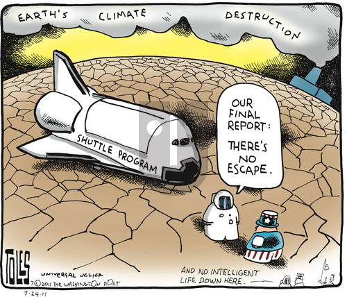 Tom Toles on Sunday July 24, 2011 Comic Strip