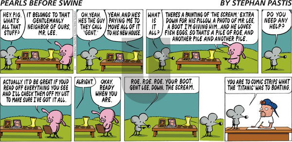 Pearls Before Swine on Sunday March 15, 2020 Comic Strip