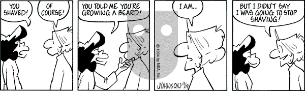 Arlo and Janis on Saturday November 19, 1994 Comic Strip