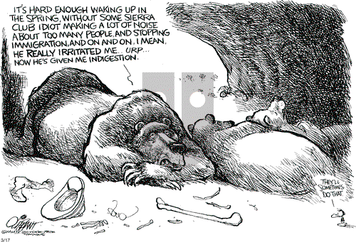 Pat Oliphant on Wednesday March 17, 2004 Comic Strip