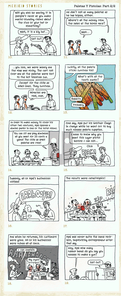 Mexikid Stories on Friday August 2, 2024 Comic Strip