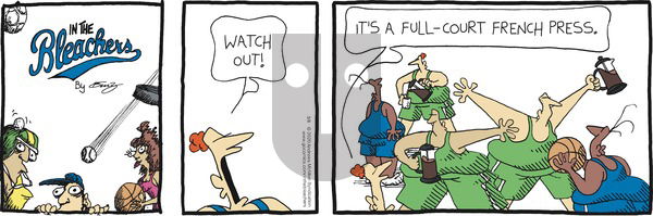 In the Bleachers on Sunday March 8, 2020 Comic Strip