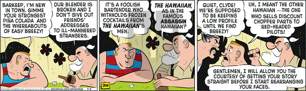Rip Haywire on Monday July 6, 2015 Comic Strip