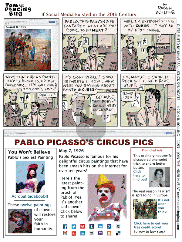 Tom the Dancing Bug on Friday June 20, 2014 Comic Strip