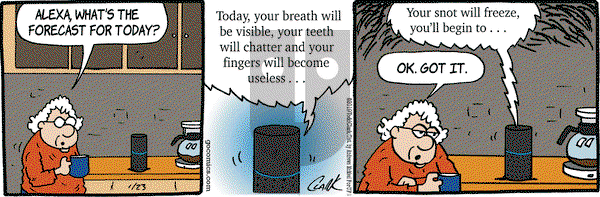 Lola on Wednesday January 23, 2019 Comic Strip